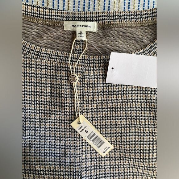 Max Studio Mini  Dress Womens Size Small  Pockets Long Sleeve NWT - Picture 7 of 11